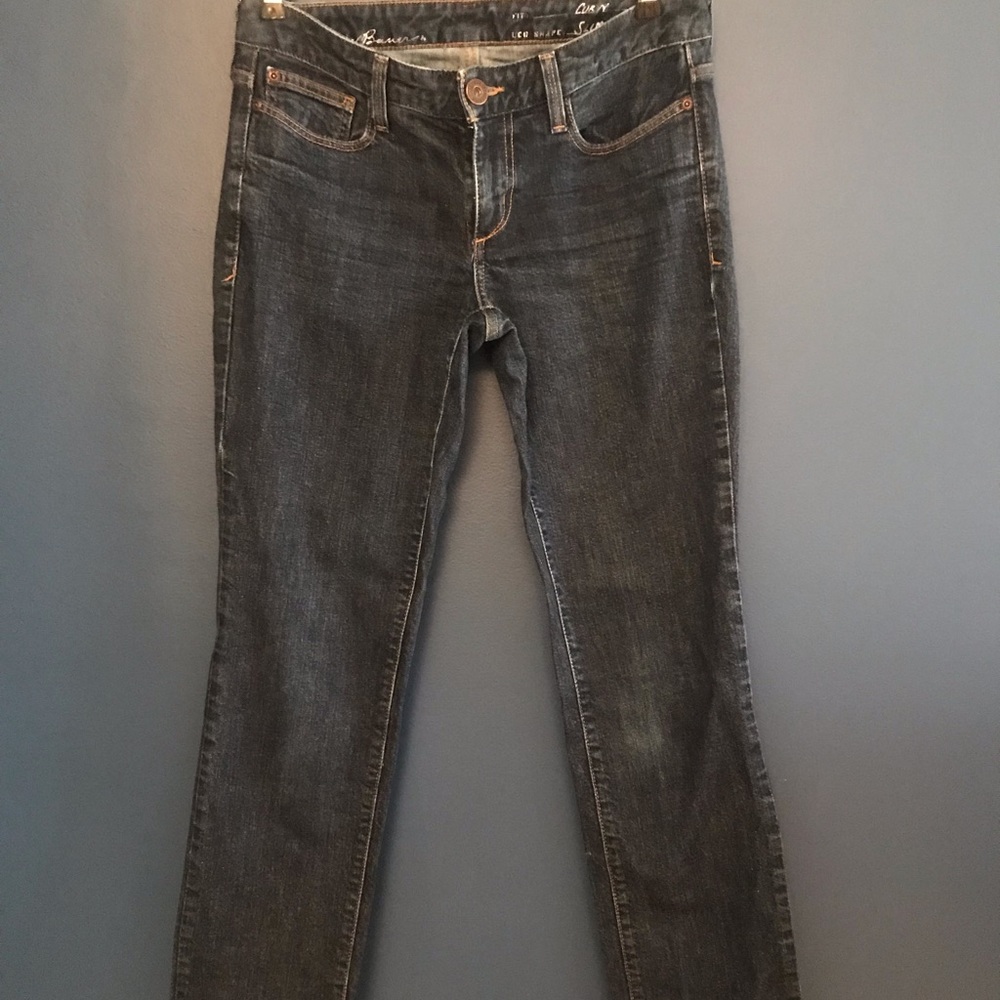 Eddie Bauer curvy slim straight jean